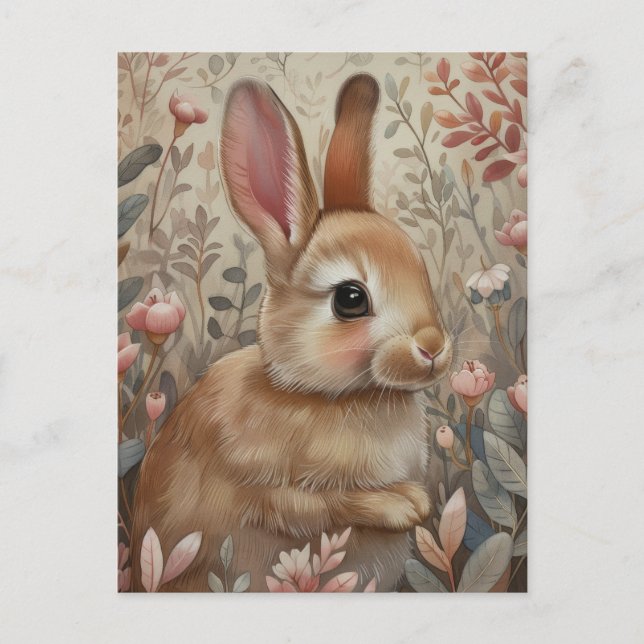 Carte Postale Forest Guardian - Le lapin Brown (Devant)