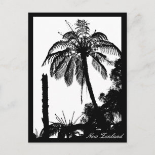 Carte Postale Forêt d'arbres, Ferme d'argent, nature Nouvelle-Zé