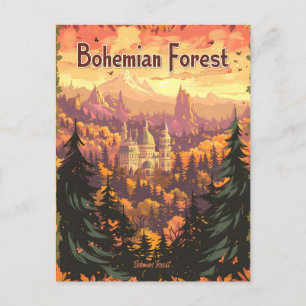 Carte Postale Forêt de Bohême