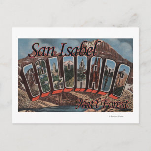 Carte Postale Forêt de San Isabel Nat'l, Colorado