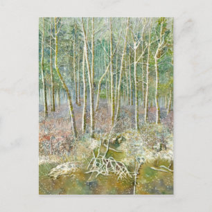 Carte Postale forêt hivernale
