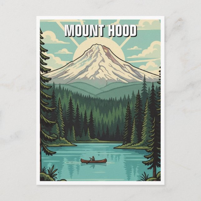 Carte Postale Forêt nationale de Mount Hood (Oregon) (Devant)