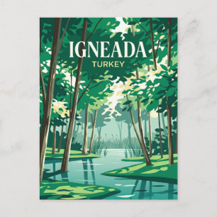 Carte Postale Forêt nationale inondable d'Igneada Turquie