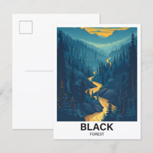 Carte Postale Forêt-Noire Bade-Wurtemberg Allemagne Voyage