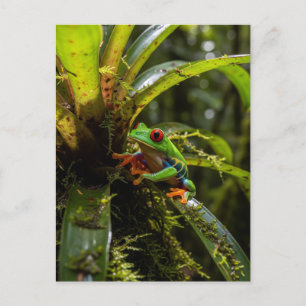 Carte Postale Forêt nuageuse de Monteverde Trèfle aux yeux rouge