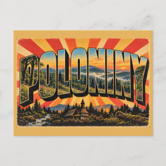Carte Postale Forêt primaire de hêtres de Poloniny Art de voyage