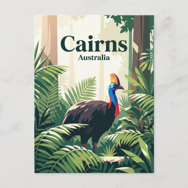 Carte Postale Forêt tropicale de Daintree en Australie (Devant)
