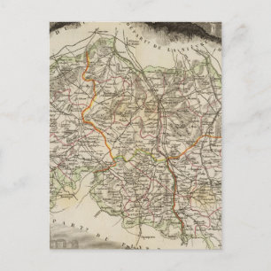 Carte Postale Forêts et limites des villes