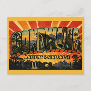 Carte Postale Forêts pluviales Gondwana Queensland Ancien Monde 