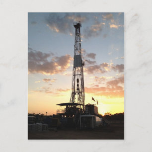 Carte Postale Foreuse West Texas