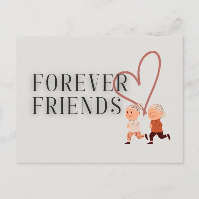Carte Postale Forever Friends : Runner Postcard (Devant)
