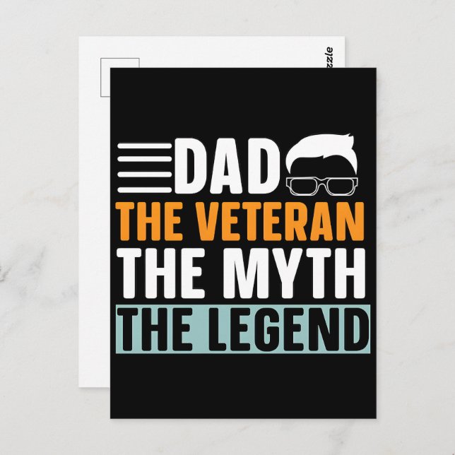 Carte Postale Forever in our Debt — Joyeuse fête des anciens com (Devant / Derrière)