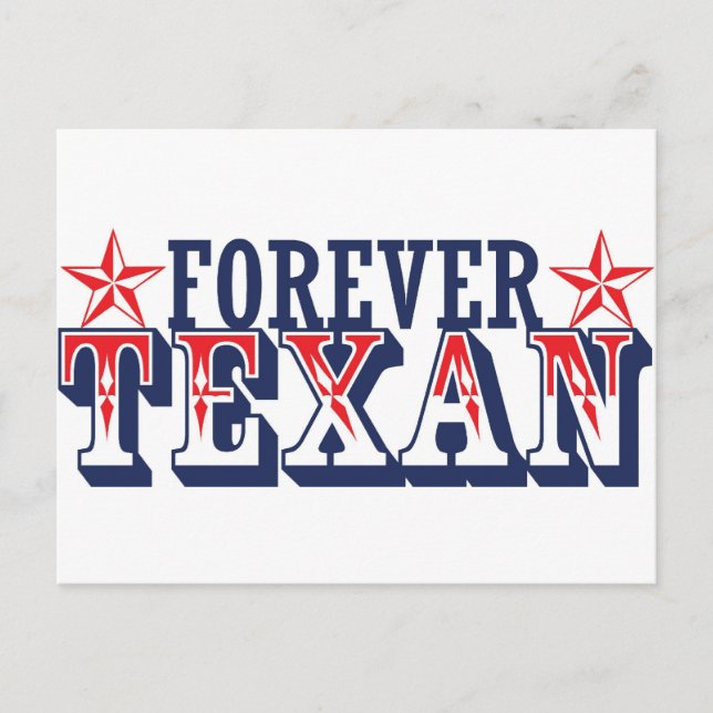Carte Postale Forever Texan (Devant)