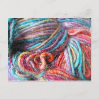 Carte Postale Forfait Rainbow Yarn