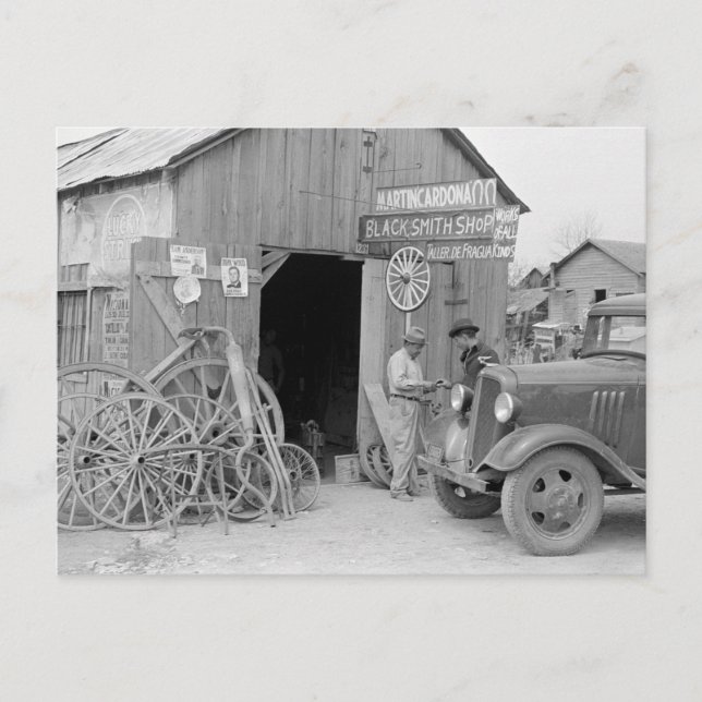 Carte Postale Forge, 1939 (Devant)