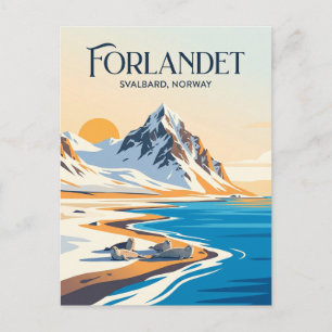Carte Postale Forlandet Parc National Norvège