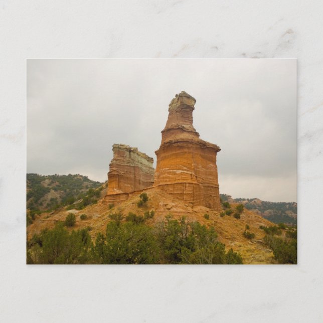 Carte Postale Formation de phare, Palo Duro Canyon, Texas (Devant)