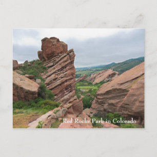 Carte Postale Formations et gammes de roches autour des rochers 