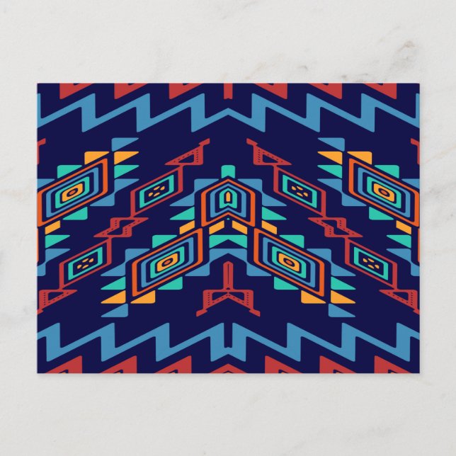 Carte Postale Formes déformées conception abstraite (Devant)