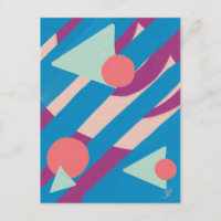 Formes d'huile géométrique palette vintage