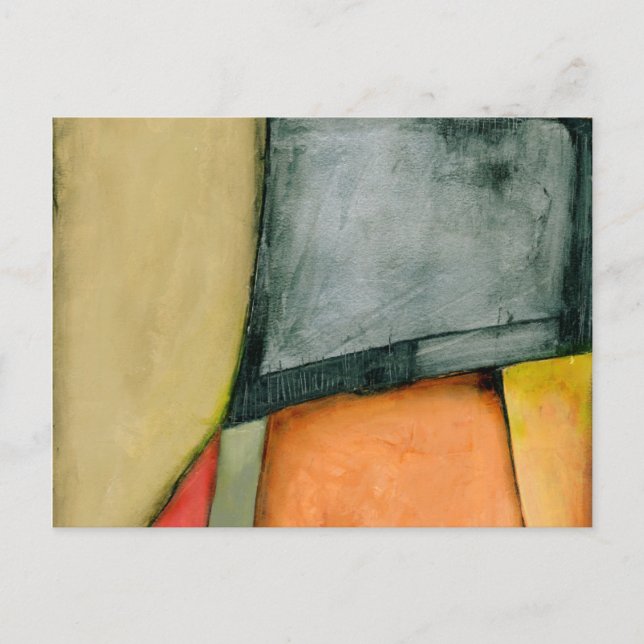 Carte Postale Formes géométriques colorées contemporaines (Devant)