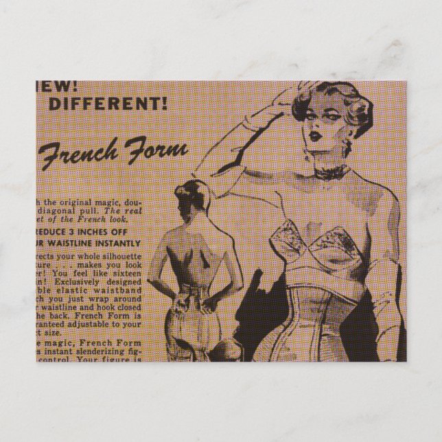 Carte Postale Formulaire français (Devant)