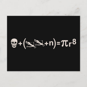 Carte Postale Formule de pirate