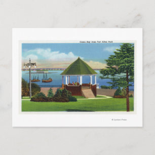 Carte Postale Fort Allen Park Vue de Casco Bay