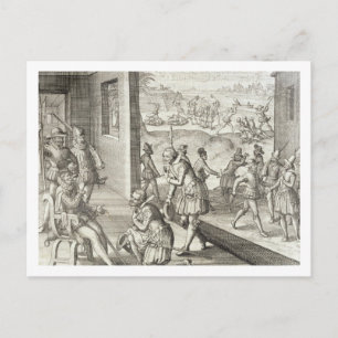 Carte Postale Fort Caroline, 1565, from 'New