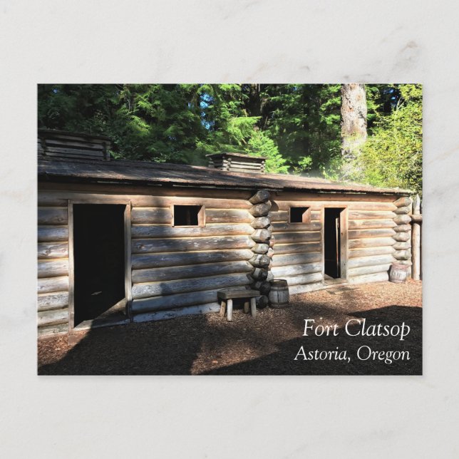 Carte Postale Fort Clatsop, Astoria (Devant)