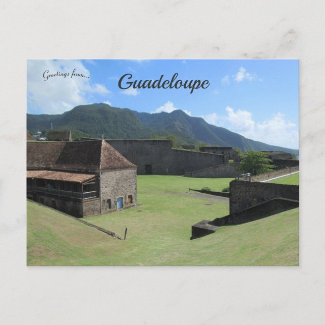Carte Postale Fort Delgres sur Basse-Terre en Guadeloupe (Devant)