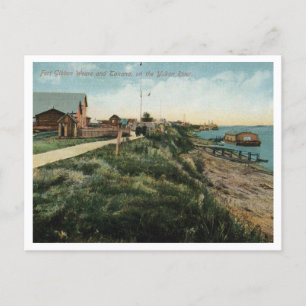 Carte Postale Fort Gibbon Weare, fleuve Yukon 1910 Vintage