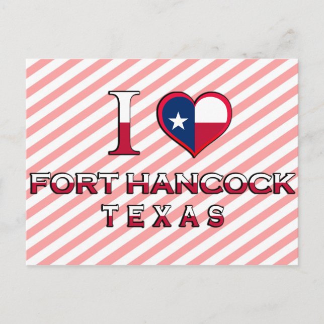 Carte Postale Fort Hancock, Texas (Devant)