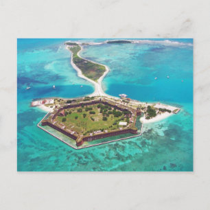 Carte Postale Fort Jefferson sur Garden Key, Pôle Nord Tortugas 