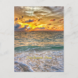 Carte Postale Fort Lauderdale, Floride - Aqua Burn