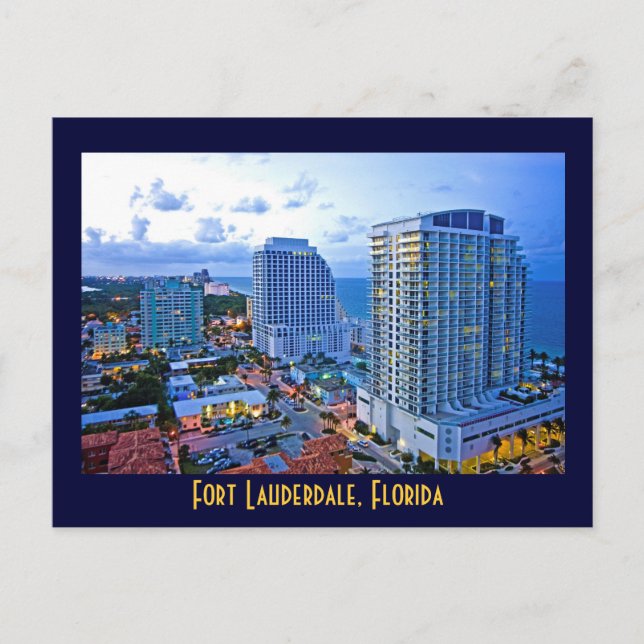 Carte Postale Fort Lauderdale, Floride, États-Unis (Devant)