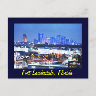 Carte Postale Fort Lauderdale, Floride, États-Unis