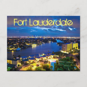Carte Postale Fort Lauderdale, Floride, États-Unis