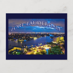 Carte Postale Fort Lauderdale, Floride, États-Unis