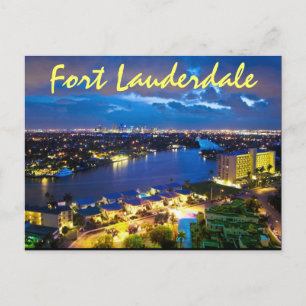 Carte Postale Fort Lauderdale, Floride, États-Unis