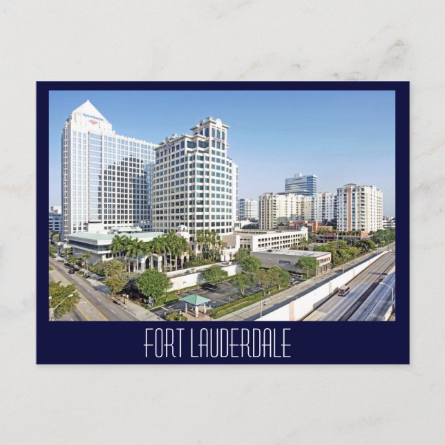 Carte Postale Fort Lauderdale, la Venise des Amériques (Devant)