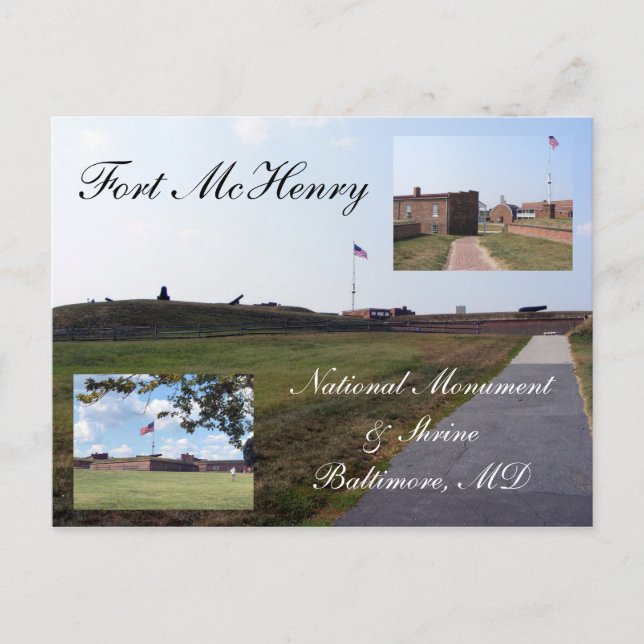 Carte Postale Fort McHenry (Devant)