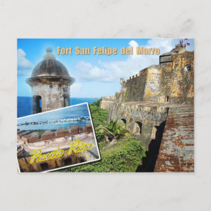 Carte Postale Fort San Felipe del Morro, Porto Rico
