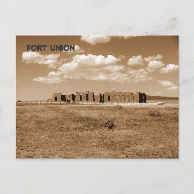 Carte Postale Fort Union (Devant)