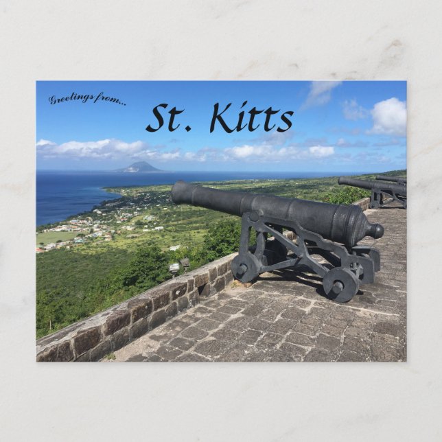 Carte Postale Forteresse de Brimstone Hill St Kitts (Devant)