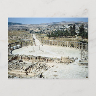 Carte Postale Forum ovale du Temple de Zeus, ville romaine de Je