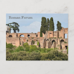 Carte Postale Forum Romain, Rome, Italie Design
