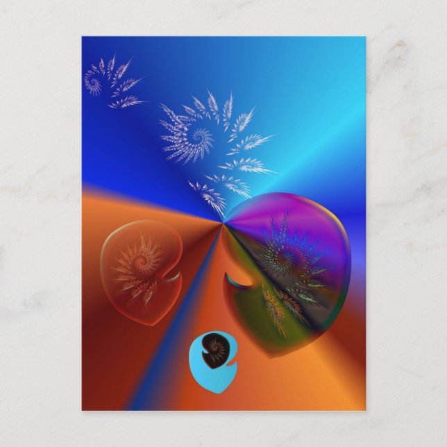 Carte Postale fossiles célestes (Devant)