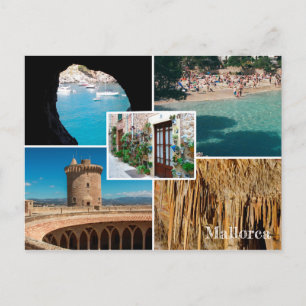 Carte Postale fotomontaje de Mallorca - Majorque