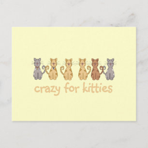 Carte Postale Fou pour des T-shirts et des cadeaux de minous